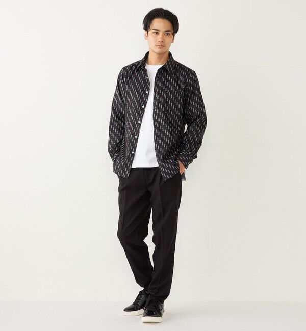 SHIPS Colors 「SHIPS Colors:〈洗濯機可能〉プリント ネル シャツ」|シャツ・ブラウス|