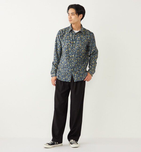 SHIPS Colors 「SHIPS Colors:〈洗濯機可能〉プリント ネル シャツ」|シャツ・ブラウス|