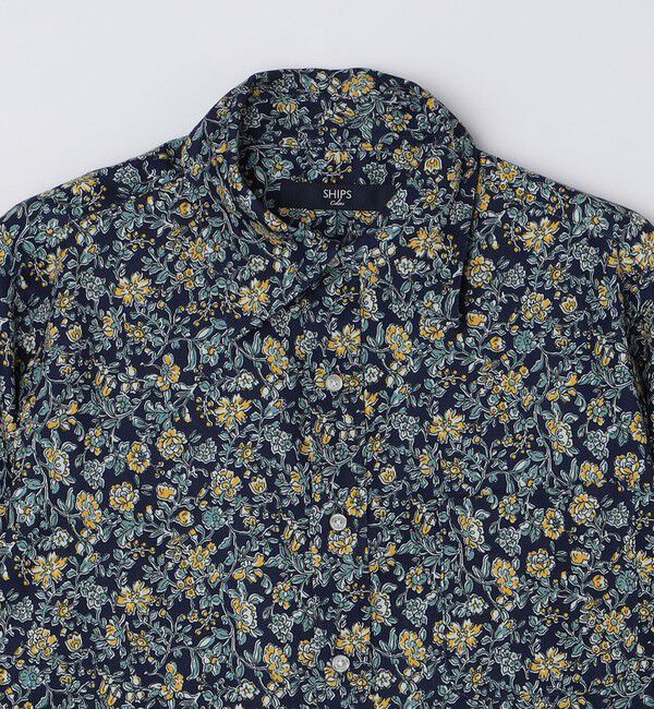 SHIPS Colors 「SHIPS Colors:〈洗濯機可能〉プリント ネル シャツ」|シャツ・ブラウス|