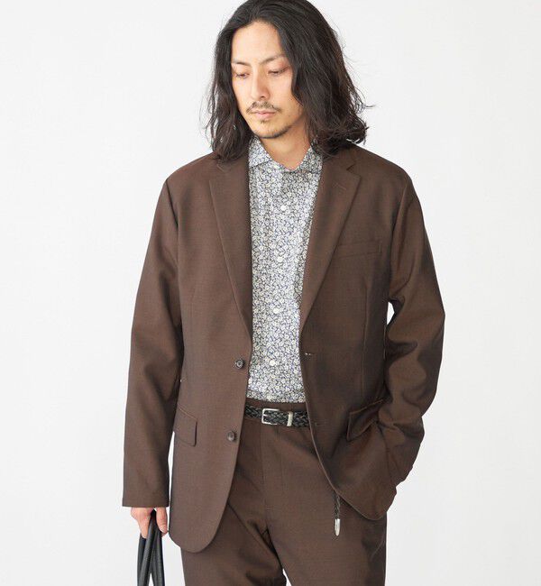 SHIPS「SHIPS: <セットアップ対応> TW パナマ 2ボタン ジャケット」|テーラードジャケット|