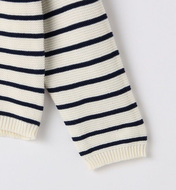 SHIPS KIDS「SHIPS KIDS:100～125cm /〈洗濯機可能〉ボーダー カーディガン」|カーディガン|