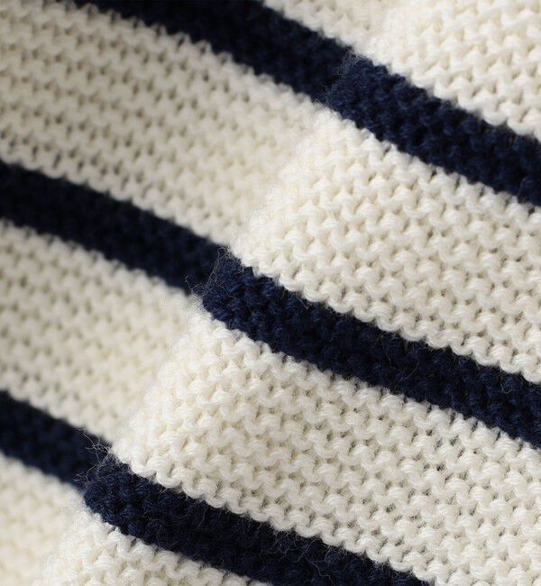 SHIPS KIDS「SHIPS KIDS:100～125cm /〈洗濯機可能〉ボーダー カーディガン」|カーディガン|