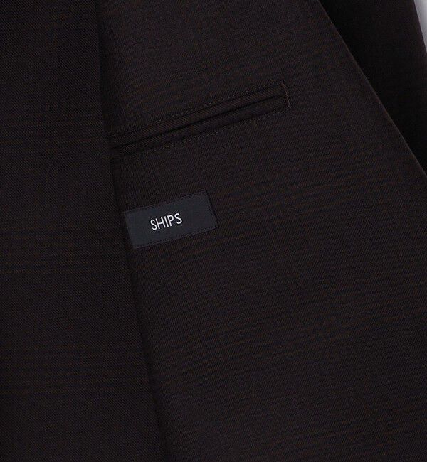 SHIPS「SHIPS: ＜セットアップ対応> SOLOTEX(R) ウール サキソニー 2B ジャケット」|テーラードジャケット|