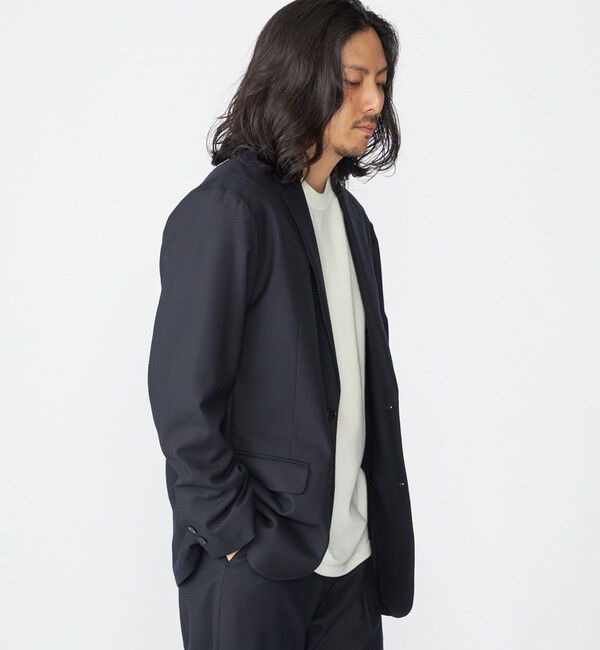 SHIPS「SHIPS: ＜セットアップ対応> SOLOTEX(R) ウール サキソニー 2B ジャケット」|テーラードジャケット|