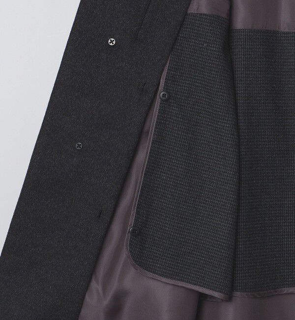 SHIPS「SHIPS: ウール ボンディング コート」|ステンカラーコート|