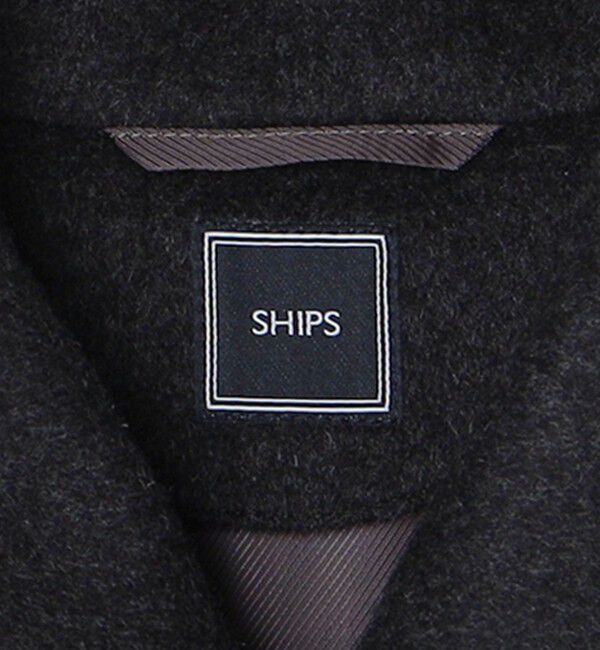 SHIPS「SHIPS: ウール ボンディング コート」|ステンカラーコート|