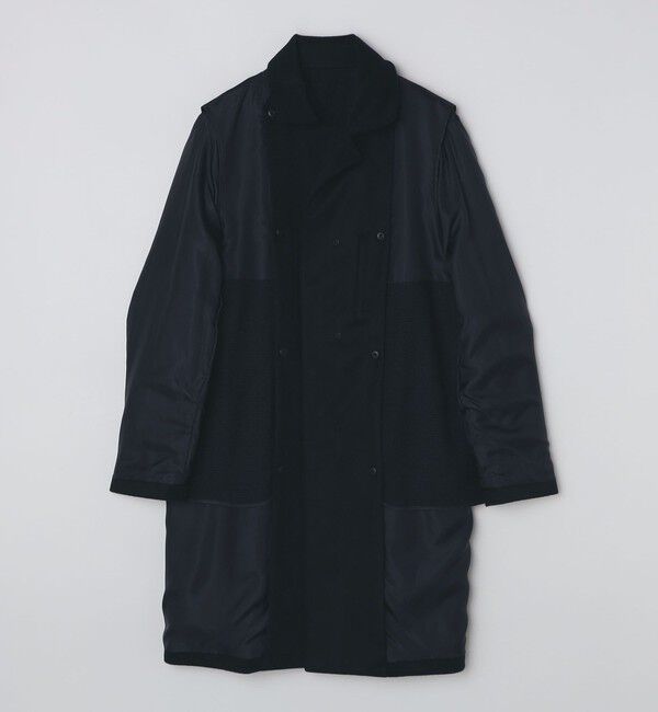SHIPS「SHIPS: ウール ボンディング コート」|ステンカラーコート|