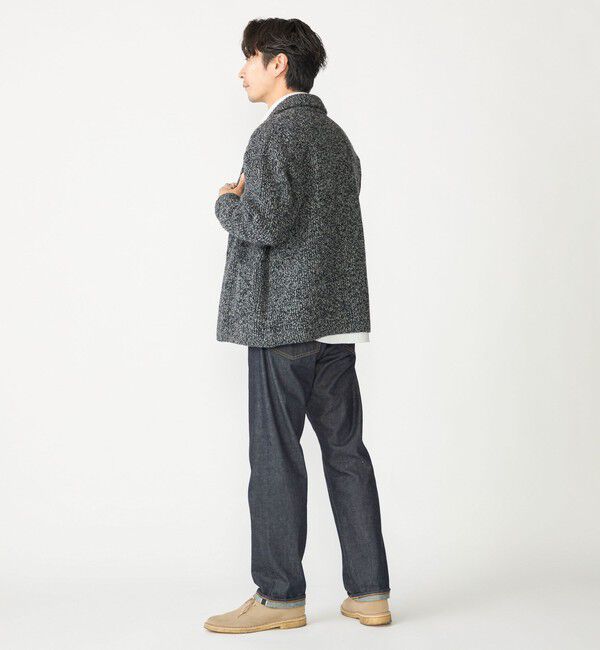 SHIPS「SHIPS: ミックス ヤーン ポロ ニット カーディガン カバーオール」|カーディガン|