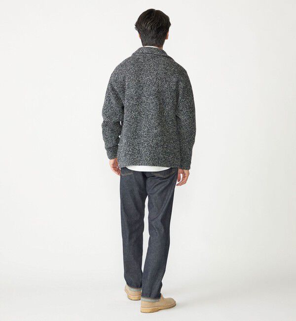 SHIPS「SHIPS: ミックス ヤーン ポロ ニット カーディガン カバーオール」|カーディガン|