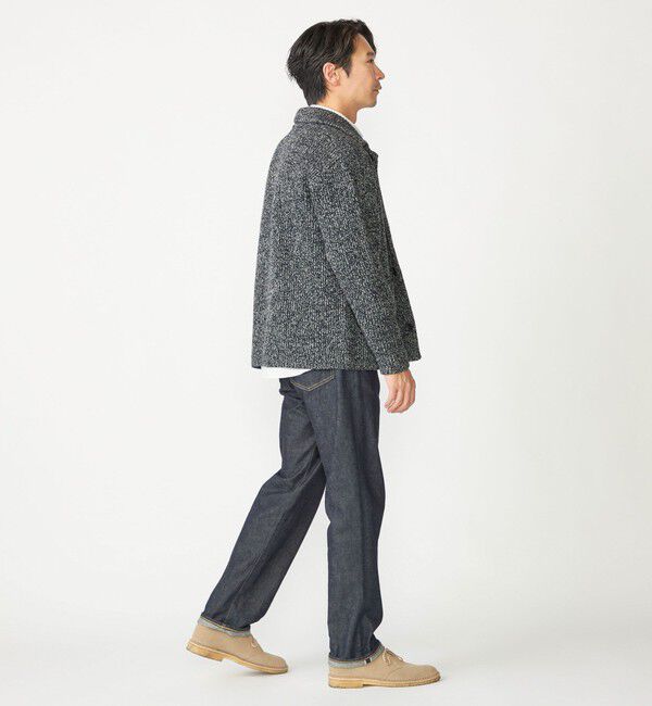 SHIPS「SHIPS: ミックス ヤーン ポロ ニット カーディガン カバーオール」|カーディガン|