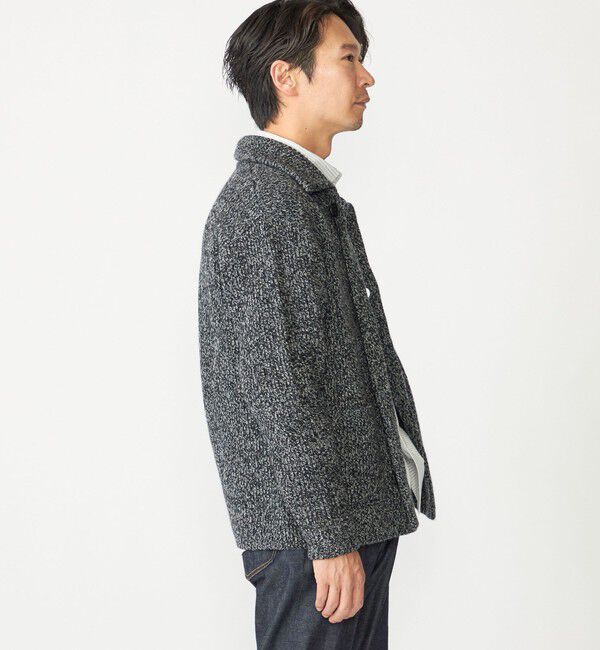 SHIPS「SHIPS: ミックス ヤーン ポロ ニット カーディガン カバーオール」|カーディガン|