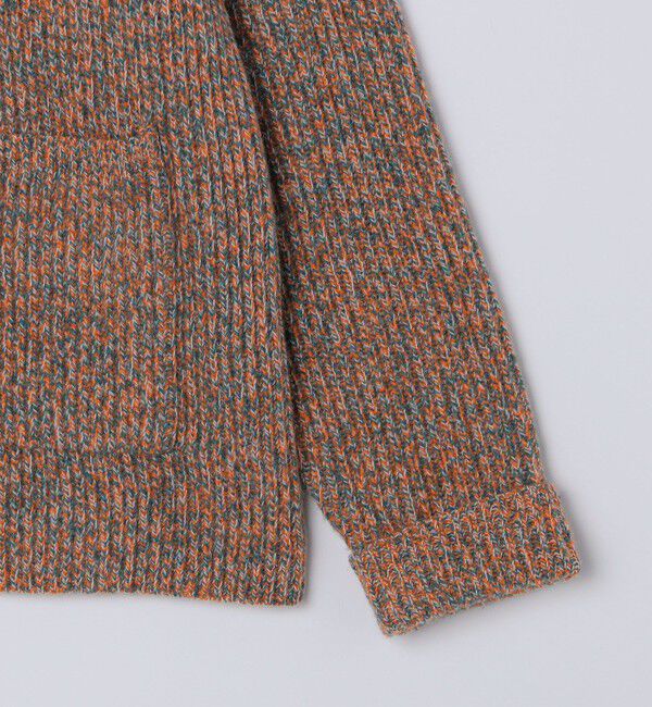 SHIPS「SHIPS: ミックス ヤーン ポロ ニット カーディガン カバーオール」|カーディガン|