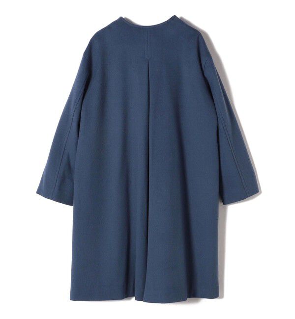 SHIPS Colors 「SHIPS Colors: ウール バックプリーツ ノーカラーコート」|ノーカラーコート|