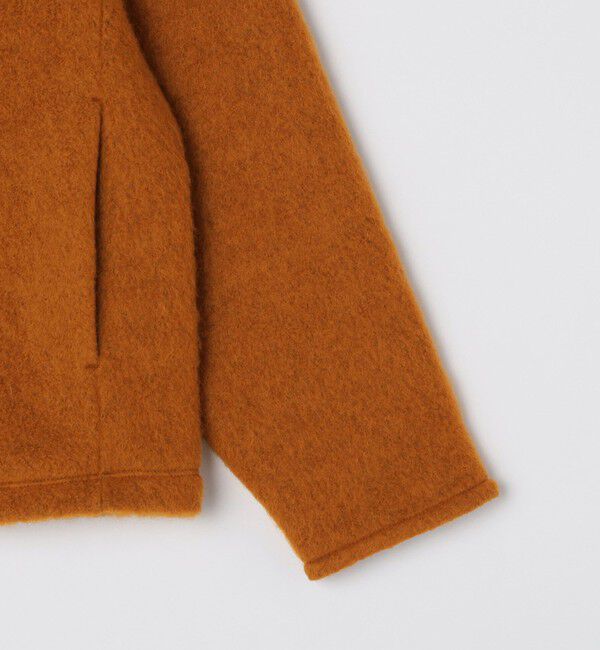 SHIPS「SHIPS: ブラッシュド ウール Vネック ジップ カーディガン」|カーディガン|