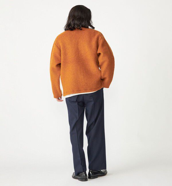 SHIPS「SHIPS: ブラッシュド ウール Vネック ジップ カーディガン」|カーディガン|