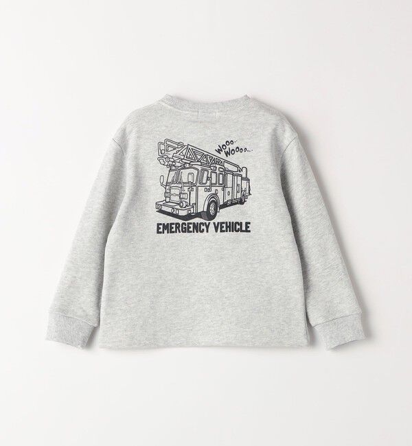 SHIPS Colors 「SHIPS Colors: 80～130cm / エマージェンシー ビハイクル(消防車) スウェット」|スウェット・ジャージ|