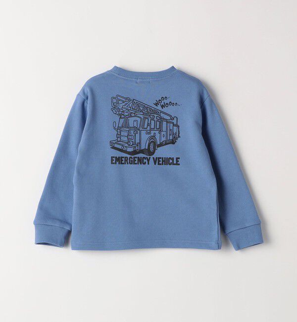 SHIPS Colors 「SHIPS Colors: 80～130cm / エマージェンシー ビハイクル(消防車) スウェット」|スウェット・ジャージ|