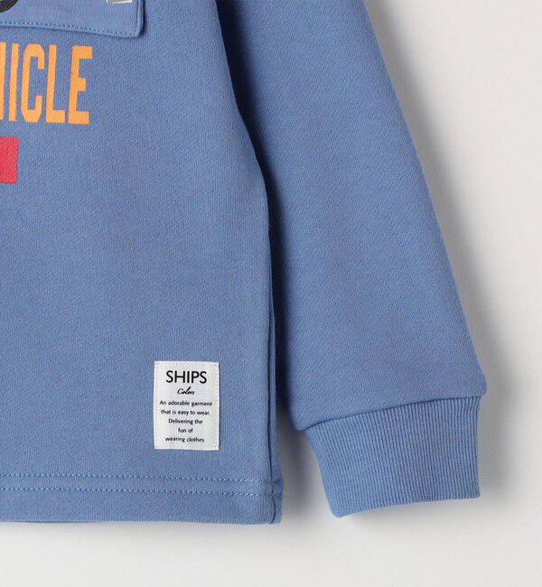 SHIPS Colors 「SHIPS Colors: 80～130cm / エマージェンシー ビハイクル(消防車) スウェット」|スウェット・ジャージ|