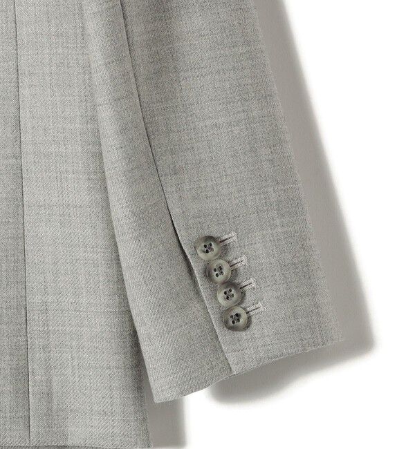 SHIPS for women「ウール ツイル カラーレス ジャケット（セットアップ対応）」|ノーカラージャケット|