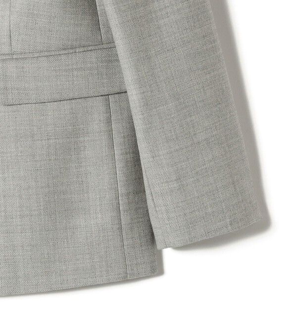 SHIPS for women「ウール ツイル カラーレス ジャケット（セットアップ対応）」|ノーカラージャケット|