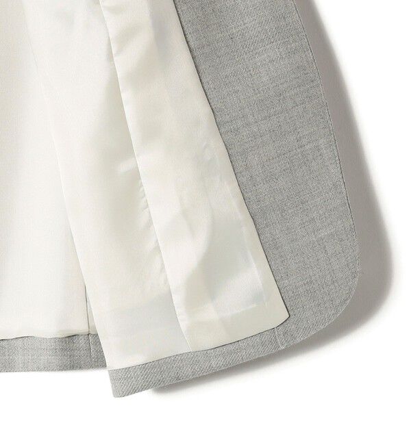 SHIPS for women「ウール ツイル カラーレス ジャケット（セットアップ対応）」|ノーカラージャケット|