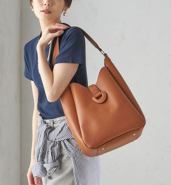 SHIPS for women「【WEB限定】ポーチ付 A4 ベルト モチーフ トート」|ショルダー・メッセンジャー|