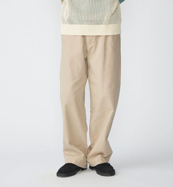 SHIPS「SHIPS: ストーン ウォッシュ コットン パンツ (セットアップ対応)」|その他|