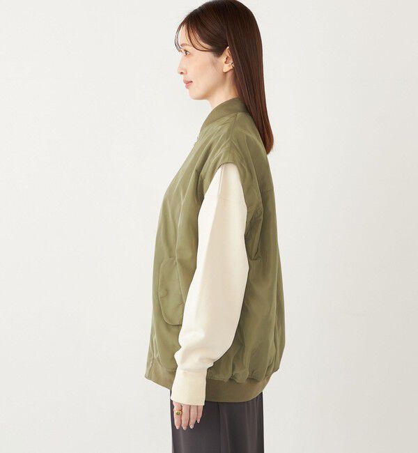 SHIPS Colors 「SHIPS Colors:〈手洗い可能〉2WAY MA-1」|ブルゾン・スタジャン|