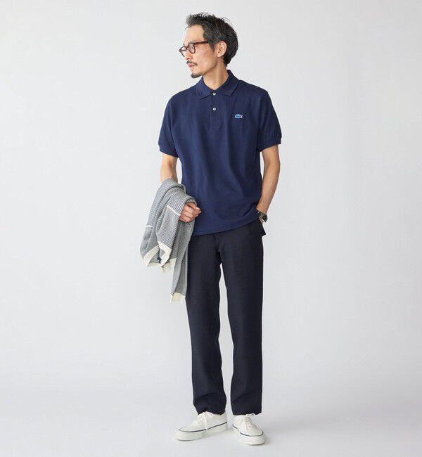 SHIPS「【SHIPS別注】LACOSTE: 50th ANNIV ドロップテイル ポロシャツ」|ポロシャツ|