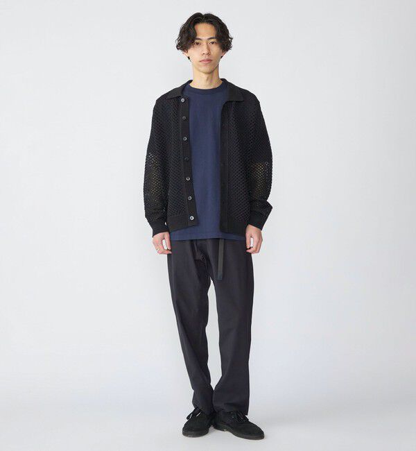 SHIPS「SHIPS:〈手洗い可能〉メッシュ ニット カーディガン」|カーディガン|