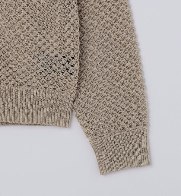 SHIPS「SHIPS:〈手洗い可能〉メッシュ ニット カーディガン」|カーディガン|