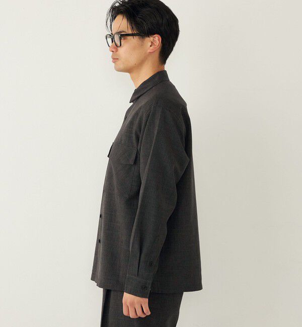 SHIPS Colors 「SHIPS Colors:〈洗濯機可能〉ウーリー ボックス シャツ(セットアップ対応可能)」|シャツ・ブラウス|