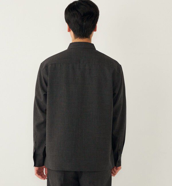 SHIPS Colors 「SHIPS Colors:〈洗濯機可能〉ウーリー ボックス シャツ(セットアップ対応可能)」|シャツ・ブラウス|