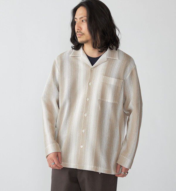 SHIPS「SHIPS: ハニカム メッシュ シャツ アウター」|シャツ・ブラウス|