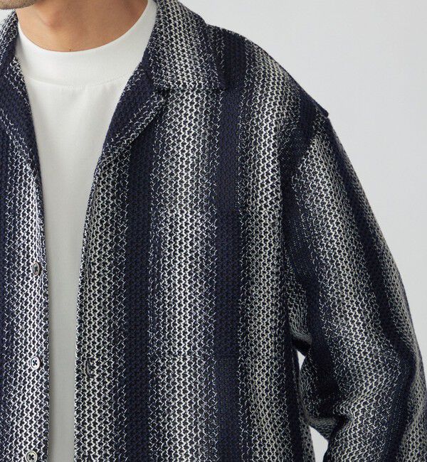 SHIPS「SHIPS: ハニカム メッシュ シャツ アウター」|シャツ・ブラウス|