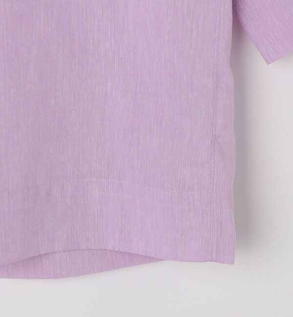 SHIPS「BATEAUX DE SHIPS: レギュラーカラー ソリッド 8分袖 シャツ」|シャツ・ブラウス|