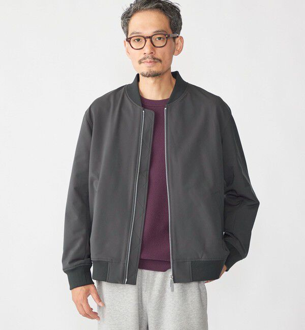 SHIPS「SHIPS: SOLOTEX(R) ストレッチ ミリタリー ブルゾン」|ブルゾン・スタジャン|