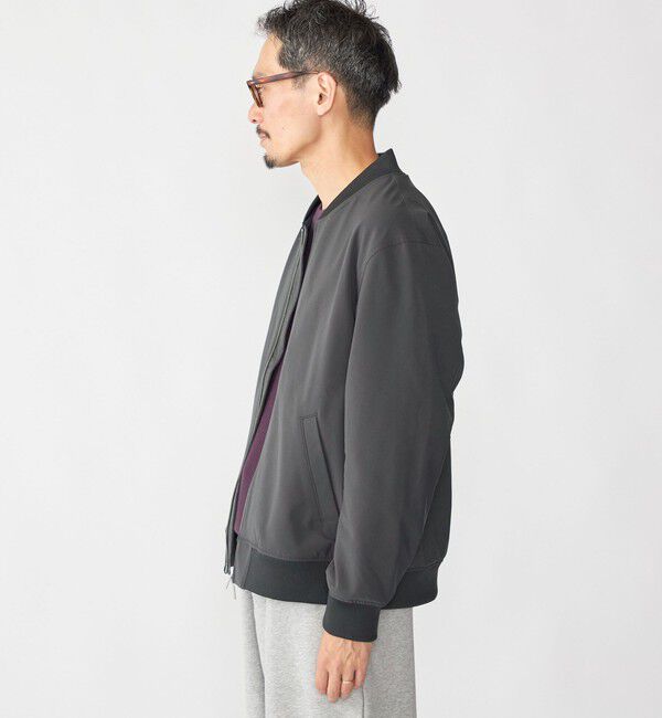 SHIPS「SHIPS: SOLOTEX(R) ストレッチ ミリタリー ブルゾン」|ブルゾン・スタジャン|