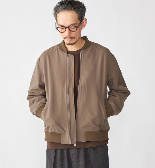 SHIPS「SHIPS: SOLOTEX(R) ストレッチ ミリタリー ブルゾン」|ブルゾン・スタジャン|