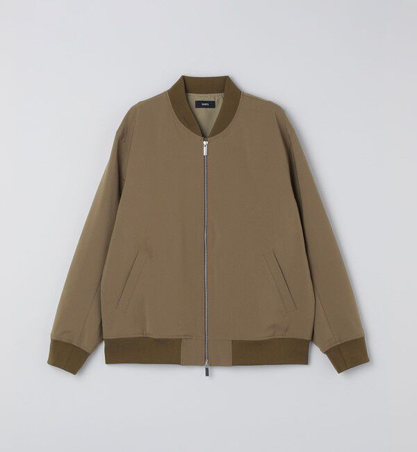 SHIPS「SHIPS: SOLOTEX(R) ストレッチ ミリタリー ブルゾン」|ブルゾン・スタジャン|