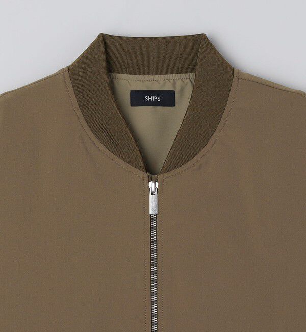 SHIPS「SHIPS: SOLOTEX(R) ストレッチ ミリタリー ブルゾン」|ブルゾン・スタジャン|