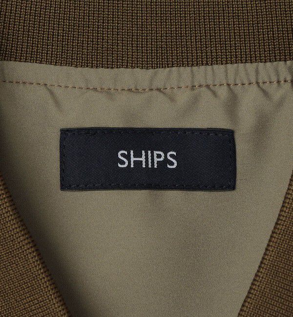 SHIPS「SHIPS: SOLOTEX(R) ストレッチ ミリタリー ブルゾン」|ブルゾン・スタジャン|