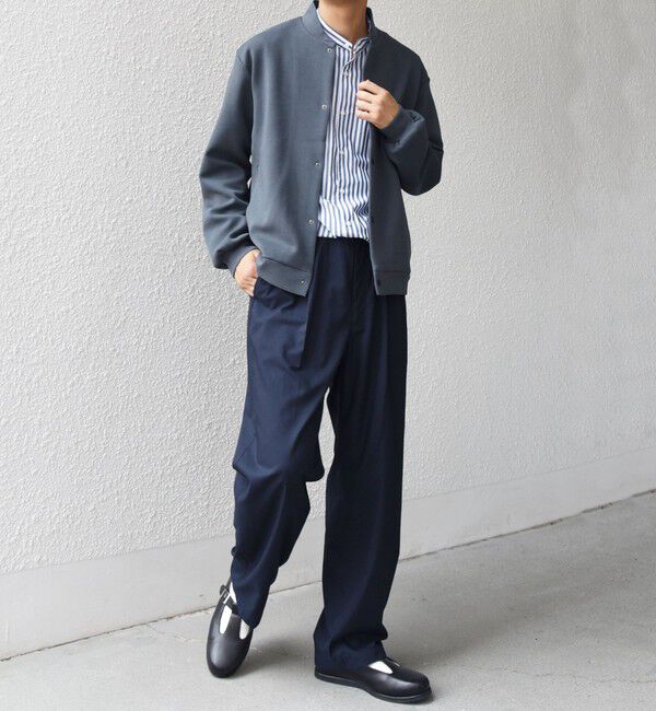 SHIPS any「SHIPS any: クリア ダンボール スナップ ボタン カーディガン (セットアップ対応)◇」|カーディガン|