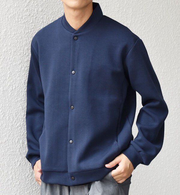 SHIPS any「SHIPS any: クリア ダンボール スナップ ボタン カーディガン (セットアップ対応)◇」|カーディガン|