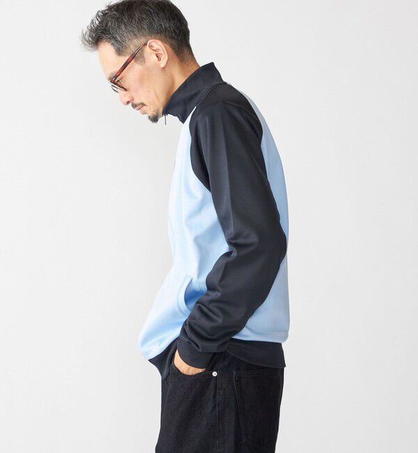 SHIPS「FRED PERRY: コントラスト スリーブ トラック ジャケット」|スウェット・ジャージ|