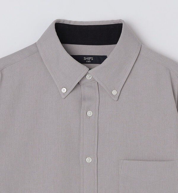 SHIPS Colors 「SHIPS Colors:ストレッチ ウールライク シャツ」|シャツ・ブラウス|