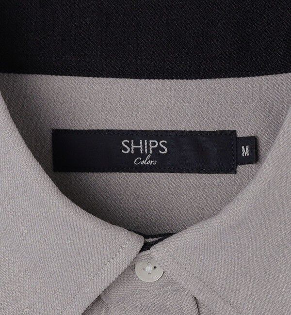 SHIPS Colors 「SHIPS Colors:ストレッチ ウールライク シャツ」|シャツ・ブラウス|