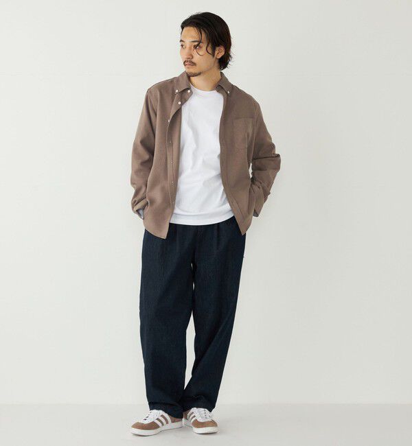 SHIPS Colors 「SHIPS Colors:ストレッチ ウールライク シャツ」|シャツ・ブラウス|