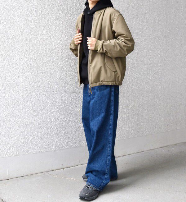 SHIPS any「SHIPS any:〈洗濯機可能〉ストレッチ 裏起毛 ウォーム アーバン ブルゾン (セットアップ対応)◇」|ブルゾン・スタジャン|