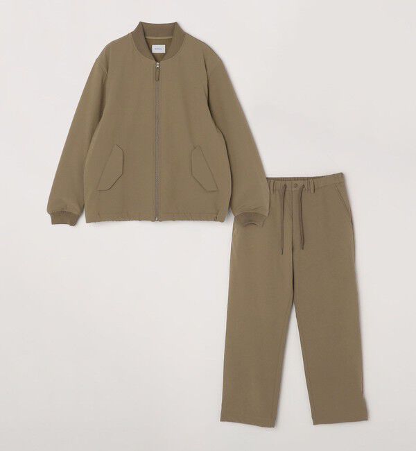 SHIPS any「SHIPS any:〈洗濯機可能〉ストレッチ 裏起毛 ウォーム アーバン ブルゾン (セットアップ対応)◇」|ブルゾン・スタジャン|